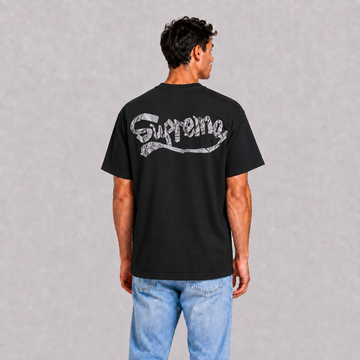 Supreme Tape Black Tee
