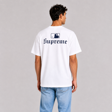 Supreme × MLB Teams White Tee