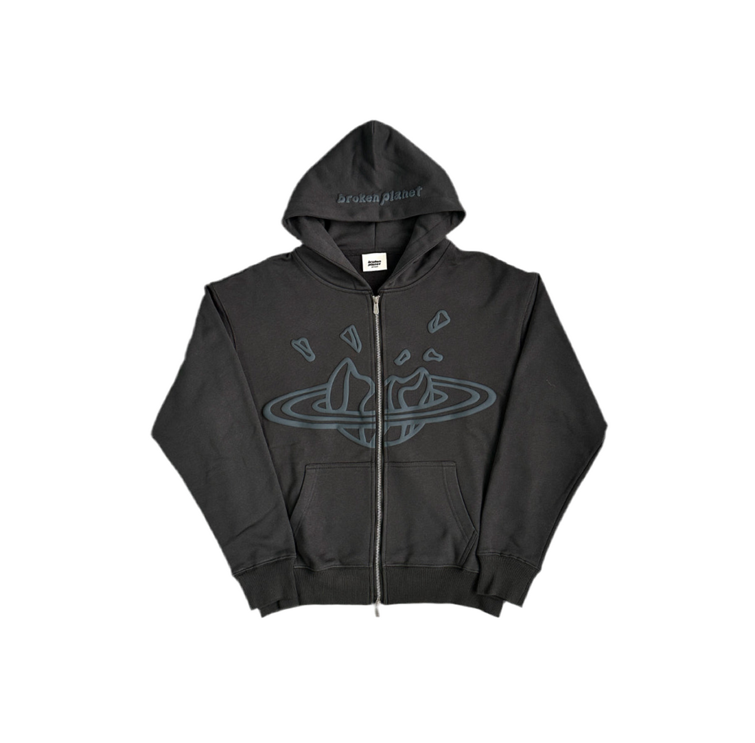 BP (SOOT BLACK ZIP UP JACKET)