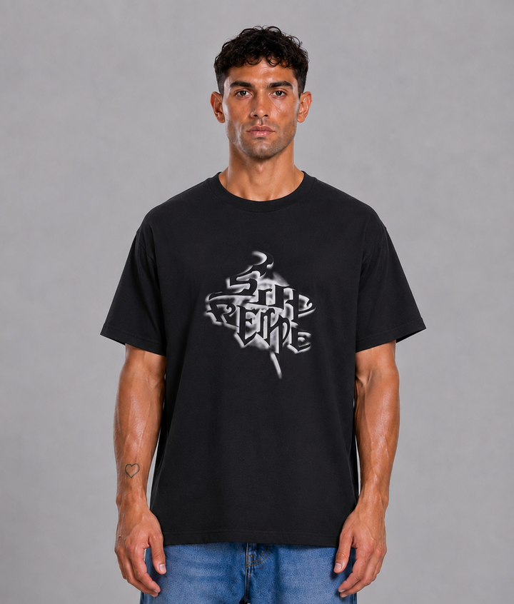 Supreme Smoke Black Tee