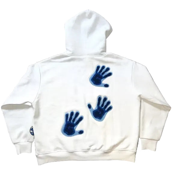 EMRZZZ Thermal Hoodie White/Blue