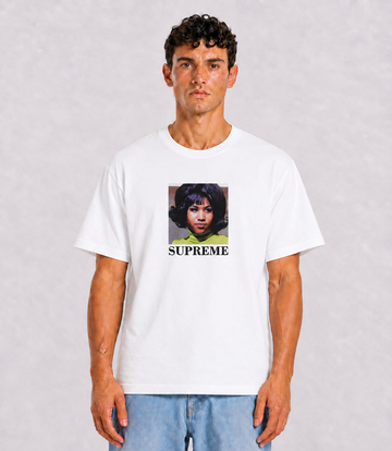 Supreme Aretha Tee white