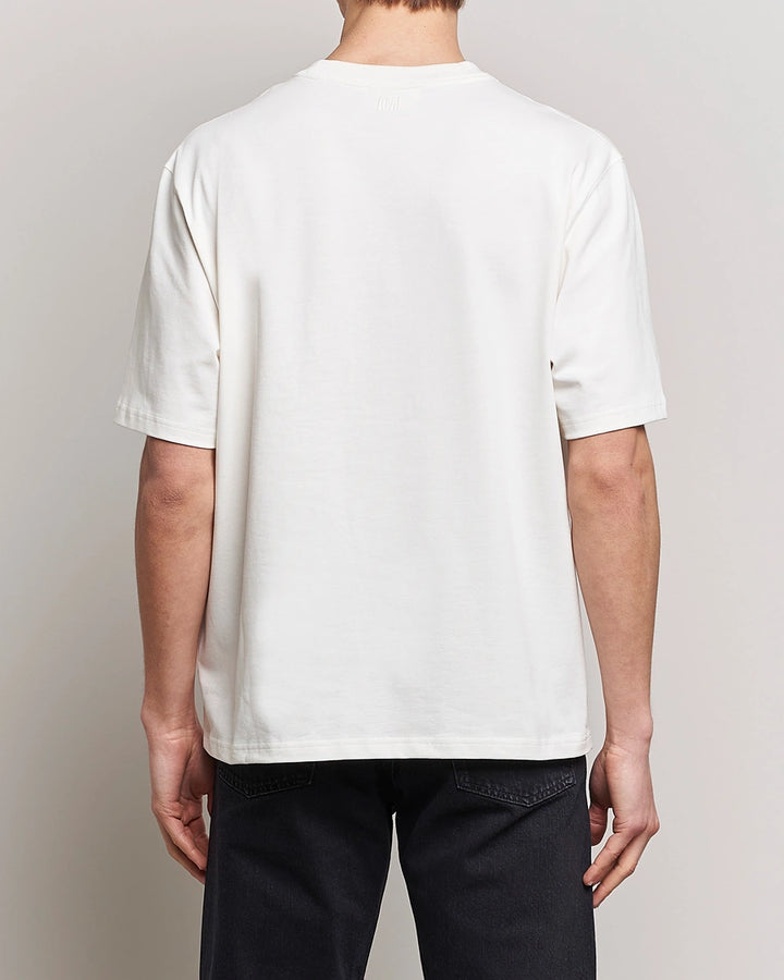 White Ami meduim heart short sleeve T-shirt