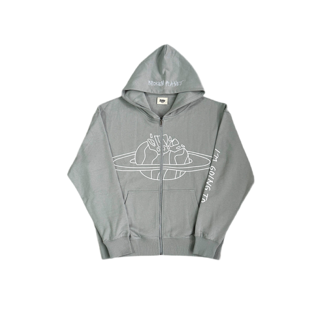 BP (MYSTERY GREY ZIP UP JACKET)