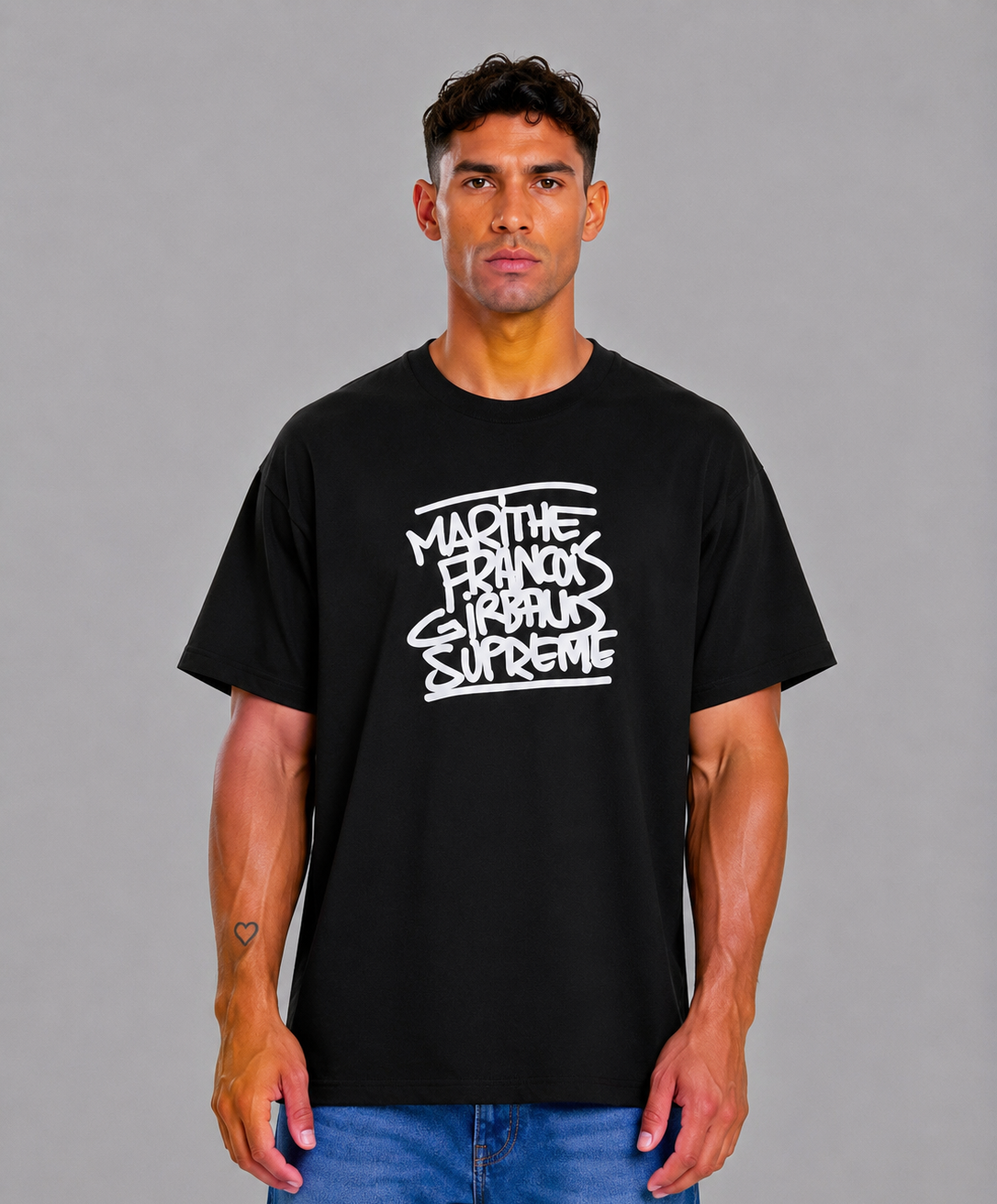 Supreme Marithé + François Girbaud Black Tee