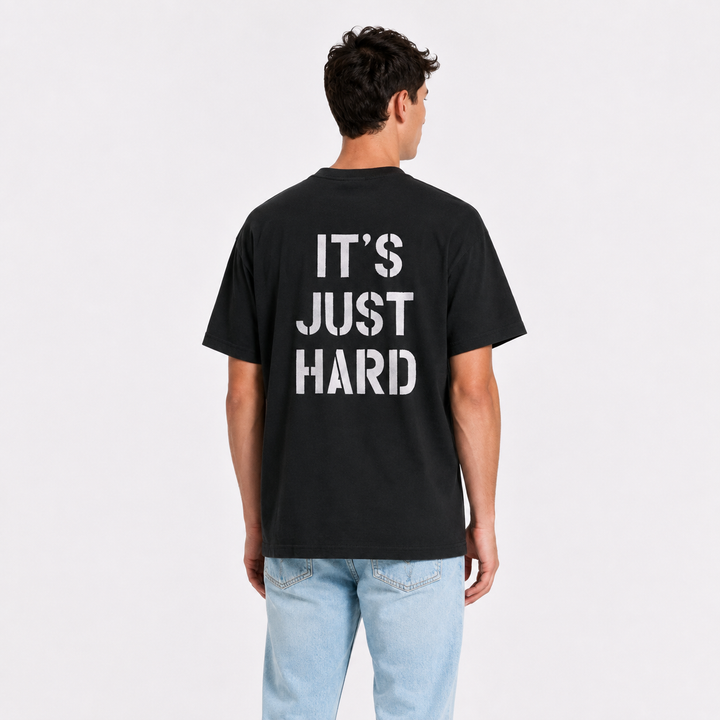 Supreme Hard Slogan Tee Black