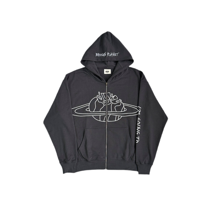 BP (MYSTERY SOOT BLACK ZIP UP JACKET)