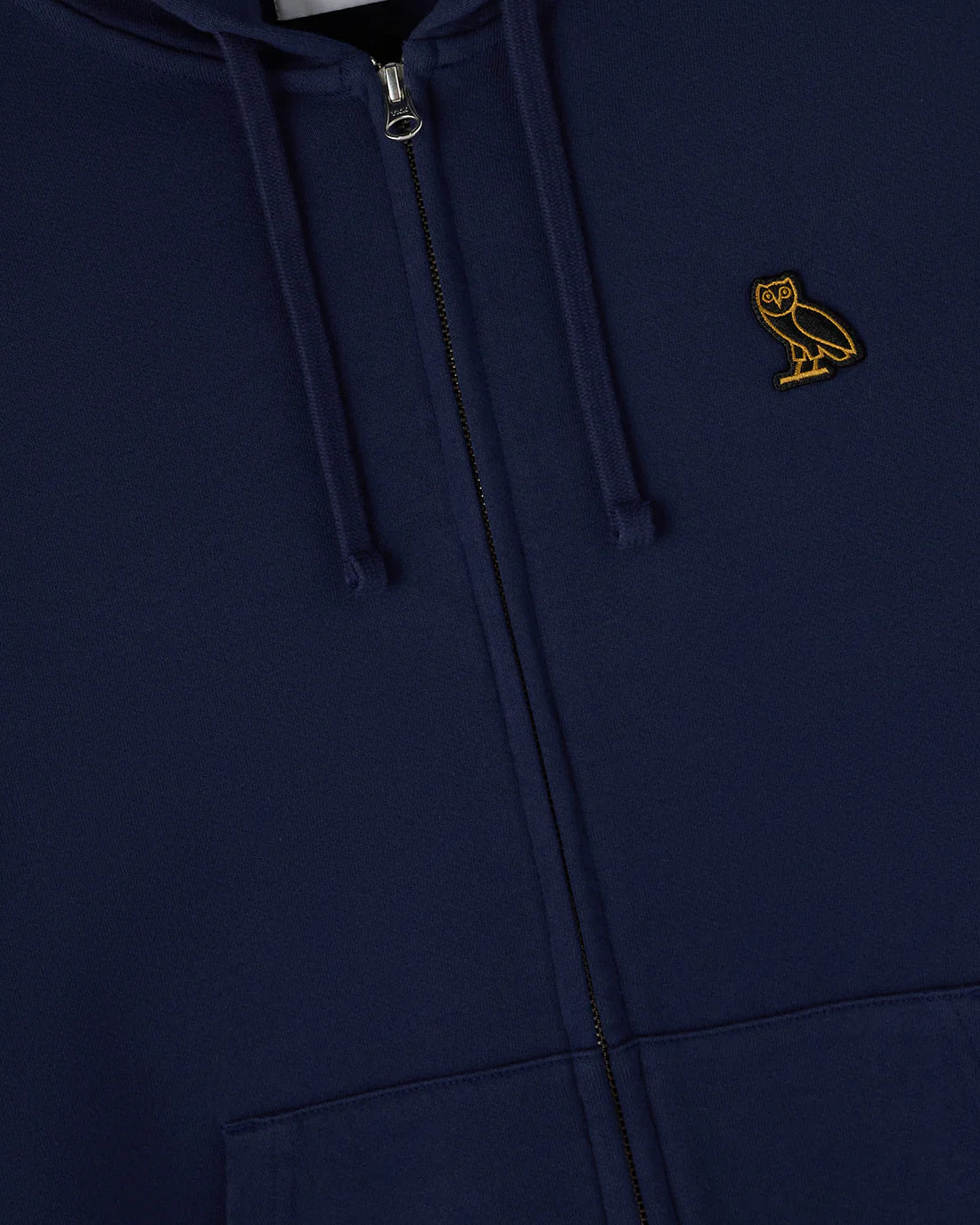 OVO Classic navy zip up hoodie
