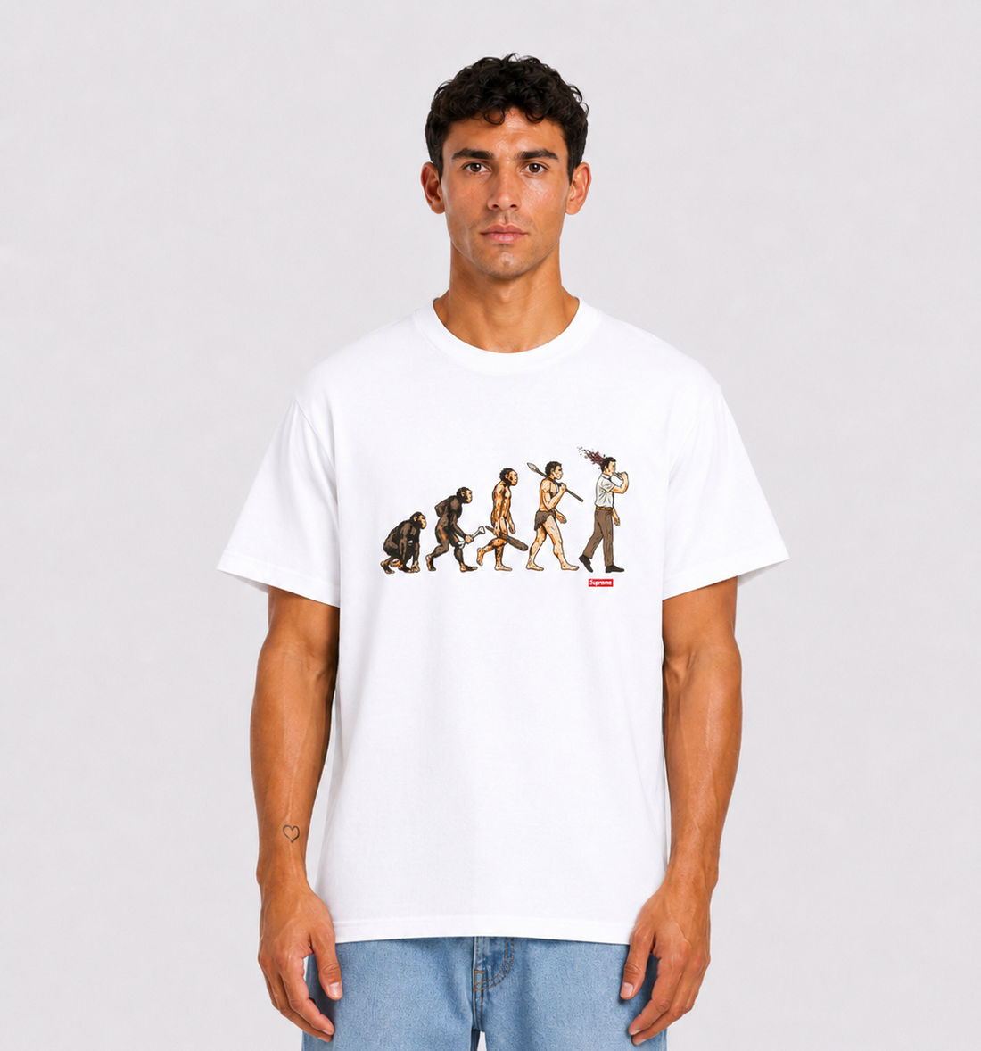 Supreme Evolution White Tee