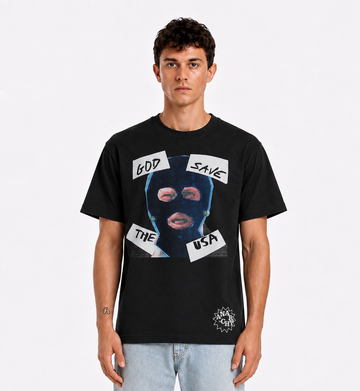 Supreme God Save The USA Tee Black