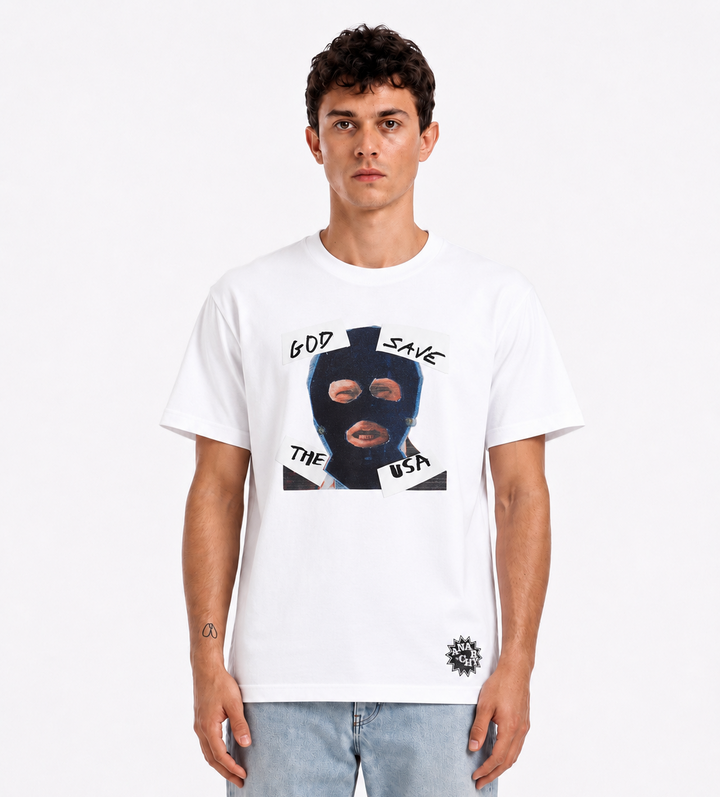 Supreme God Save The USA Tee White