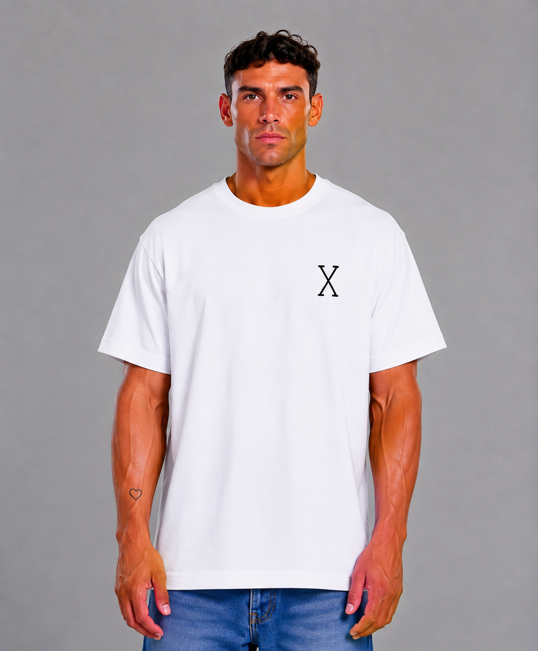 Supreme 40 Acres Malcolm X White Tee