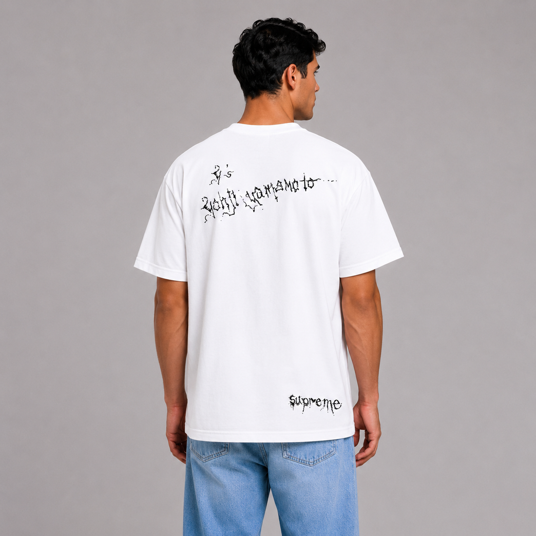 Supreme Y's by Yohji Yamamoto Thinker White Tee