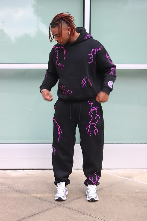 EMRZZZ Surge Hoodie Black/Pink