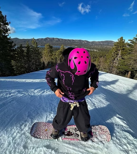 EMRZZZ Surge Hoodie Black/Pink