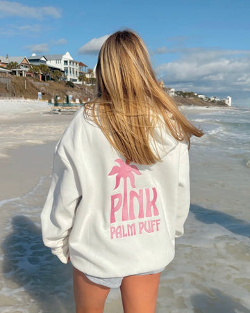 Classic Puff Hoodie in Pink Opal