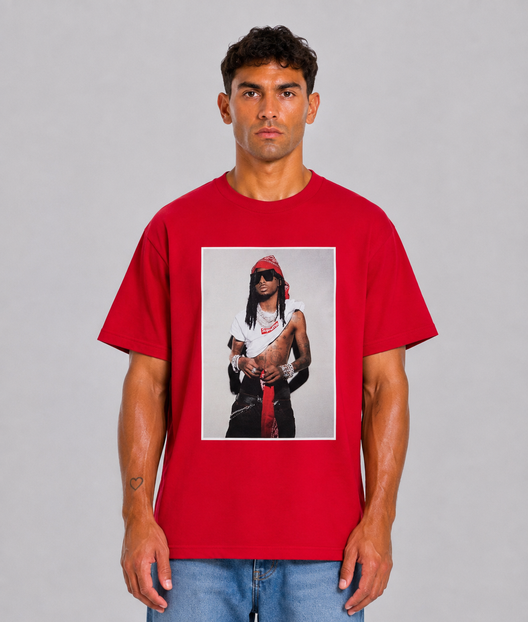 Supreme Playboy Carti Red Tee