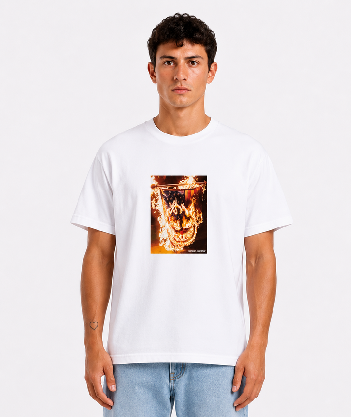 Supreme Spitfire Flag Tee White
