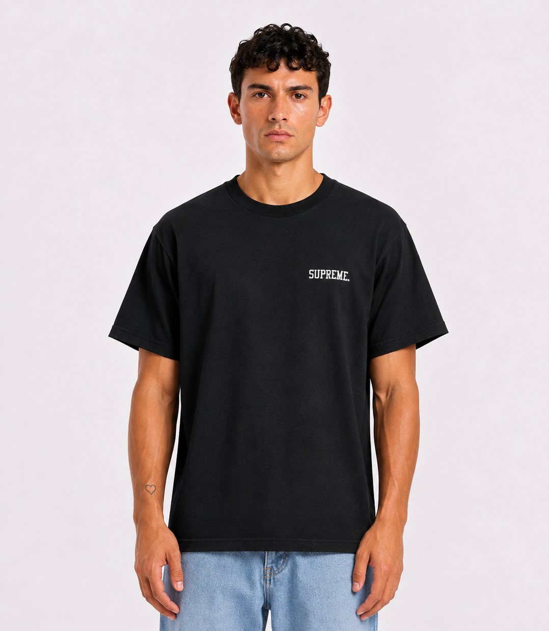 Supreme Mike Kelley Banner Tee Black