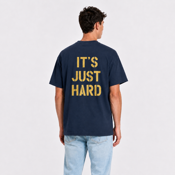 Supreme Hard Slogan Tee Navy