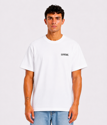 Supreme Mike Kelley Banner Tee White