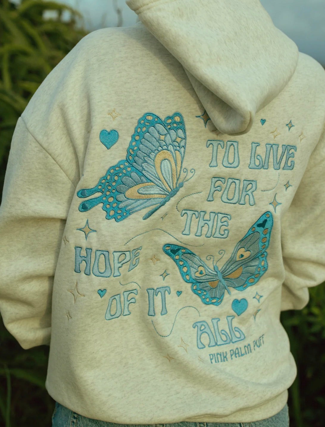 To Live For the Hope of it All Hoodie in Heather