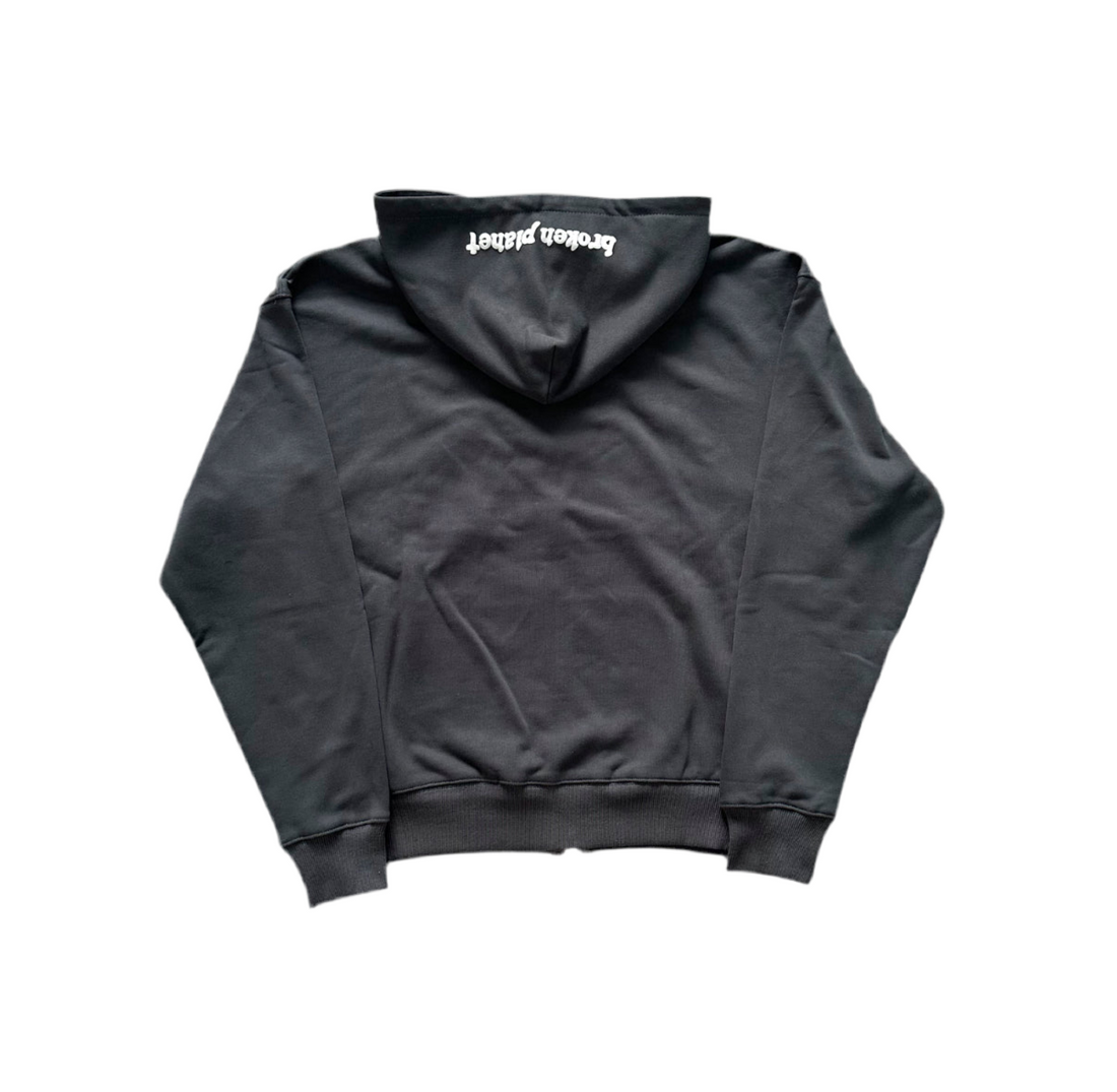 BP (BASIC SOOT BLACK ZIP UP JACKET)