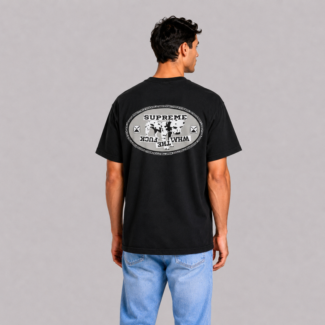 Supreme Dalmatian Black Tee
