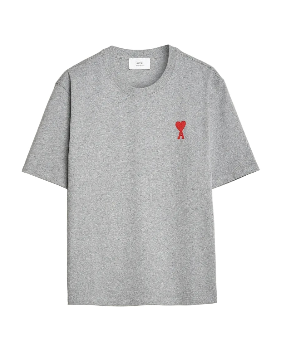 Grey Ami medium heart short sleeve T-shirt