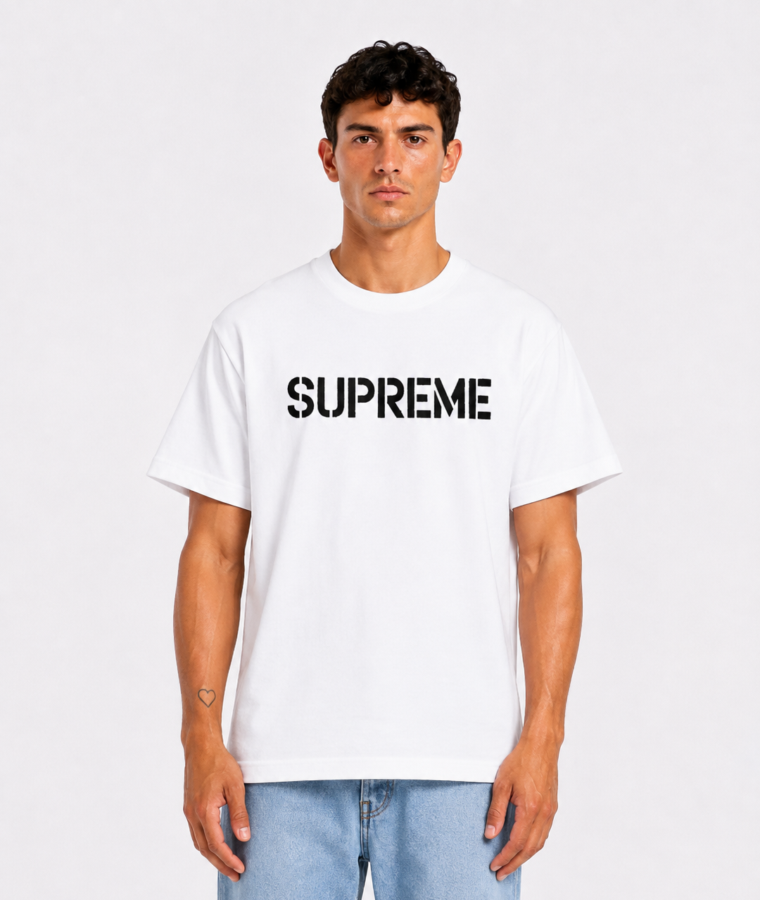 Supreme Hard Slogan Tee White