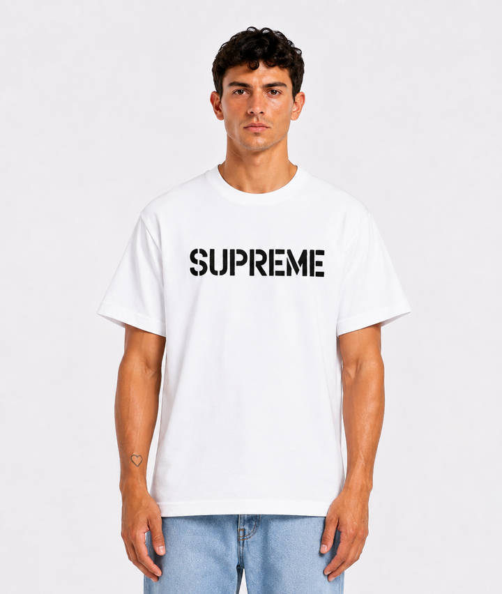 Supreme Hard Slogan Tee White