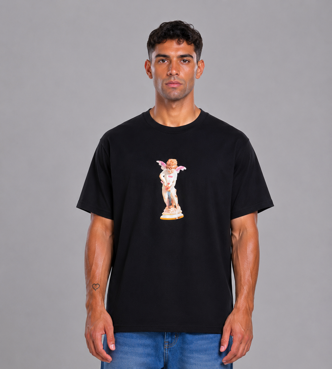 Supreme Cupid Figure Black Tee