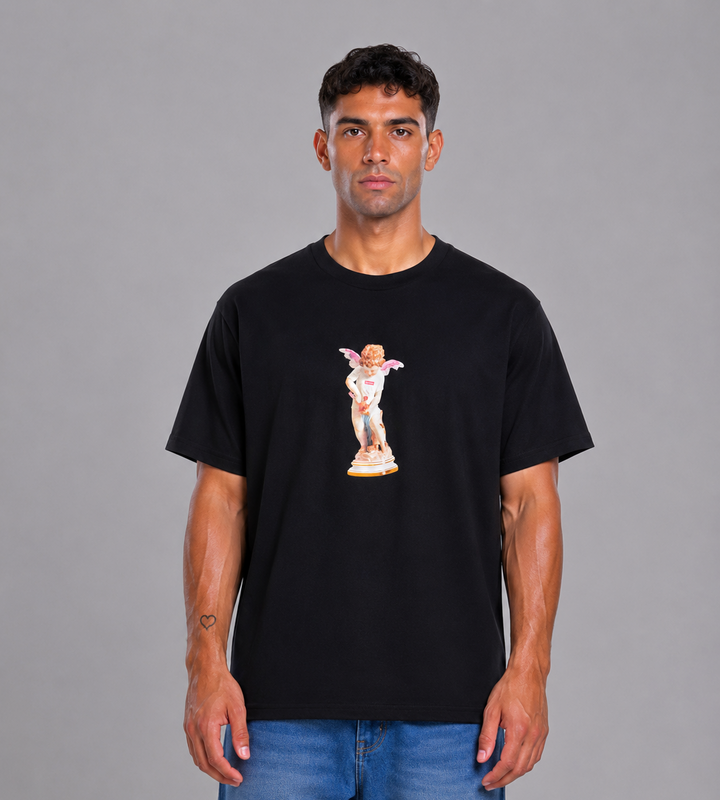 Supreme Cupid Figure Black Tee