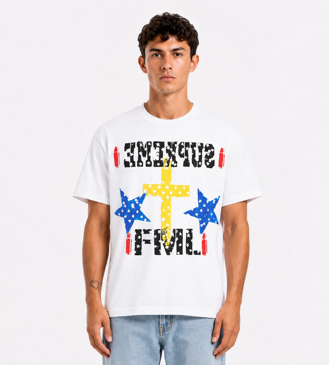 Supreme FML Tee White