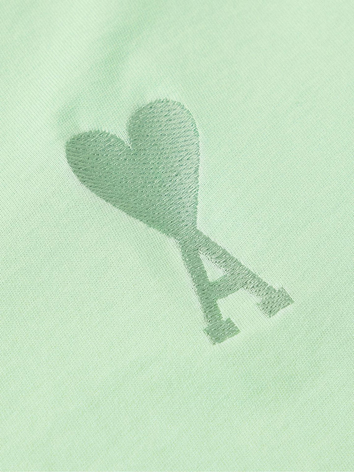 Green Ami big heart short sleeve T-shirt