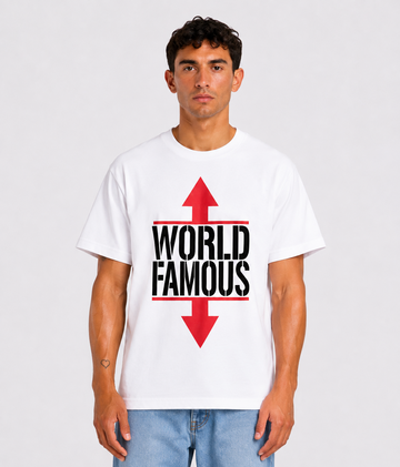 Supreme World Famous White Tee
