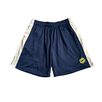 BP ( WHITE/BLUE MESH SHORTS)