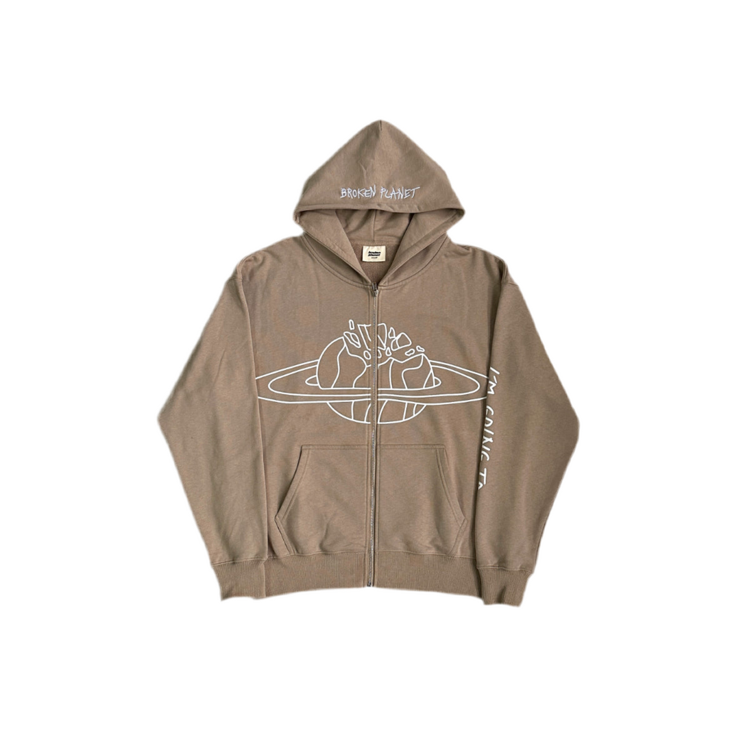 BP (MYSTERY BROWN ZIP UP JACKET)