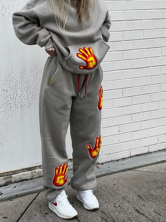 EMRZZZ Thermal Hoodie Fire Grey