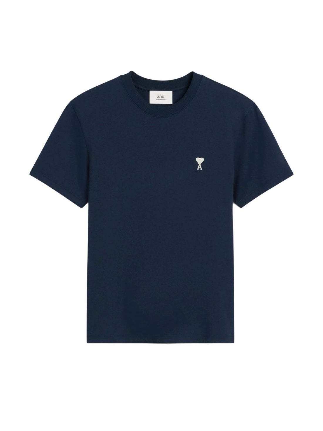 Navy 25 Classic Ami small heart short sleeve T-shirt