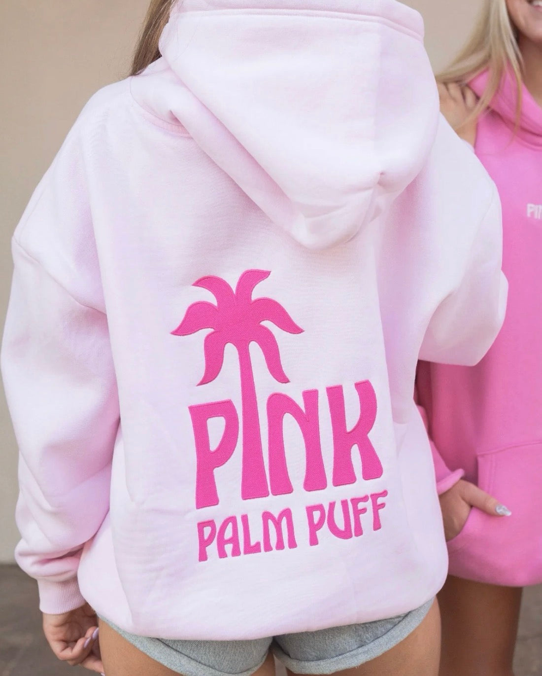 Classic Puff Hoodie in Blush