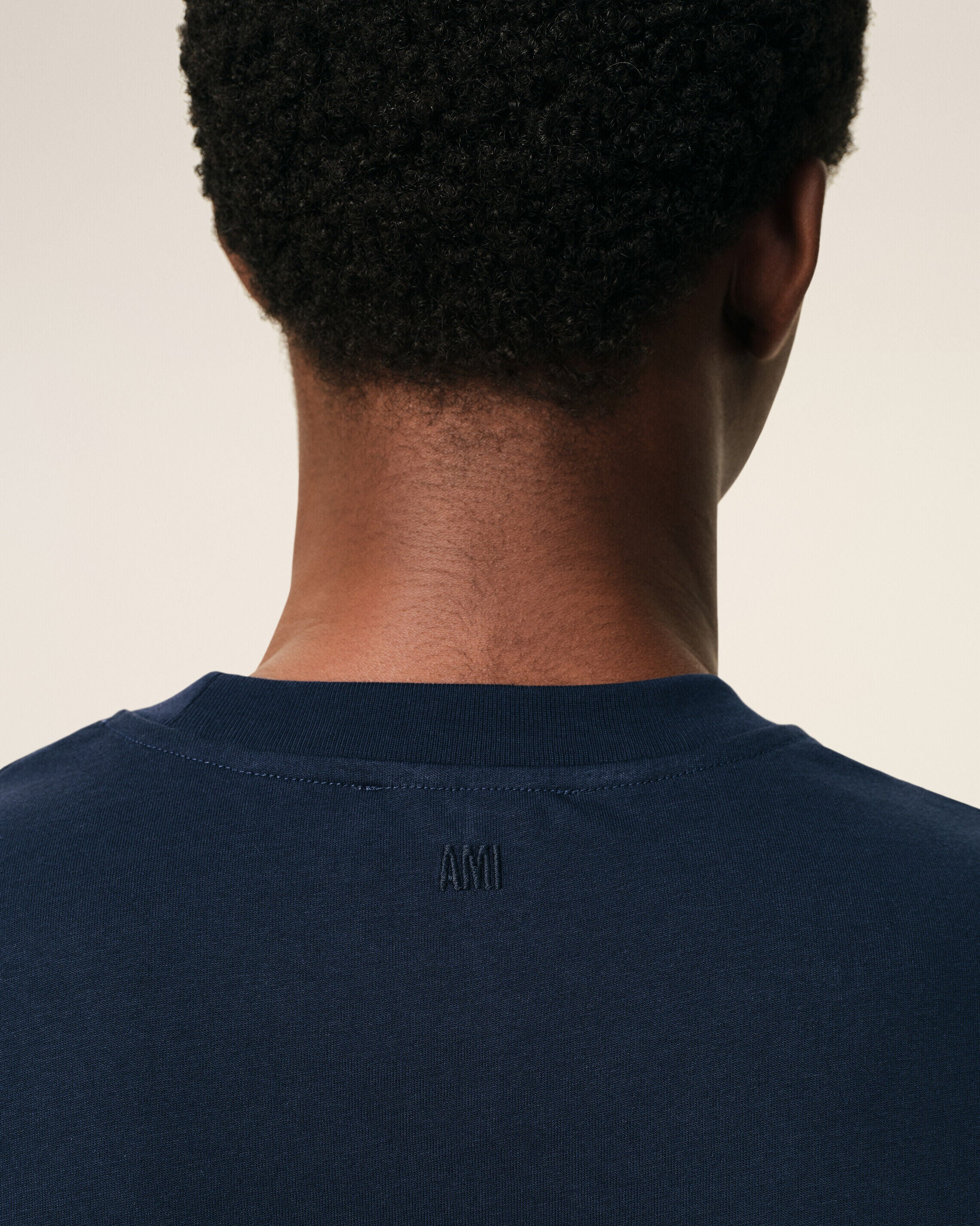 Navy Cotton Ami de Coeur T-Shirt