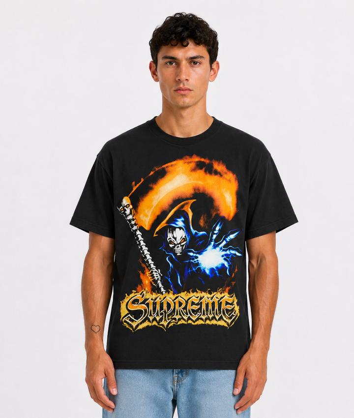 Supreme Grim Reaper Tee Black