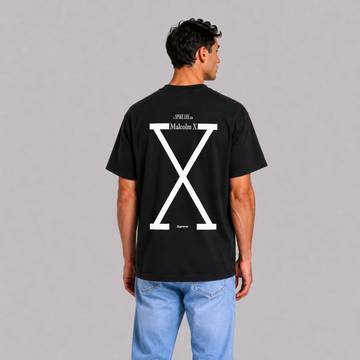 Supreme 40 Acres Malcolm X Black Tee