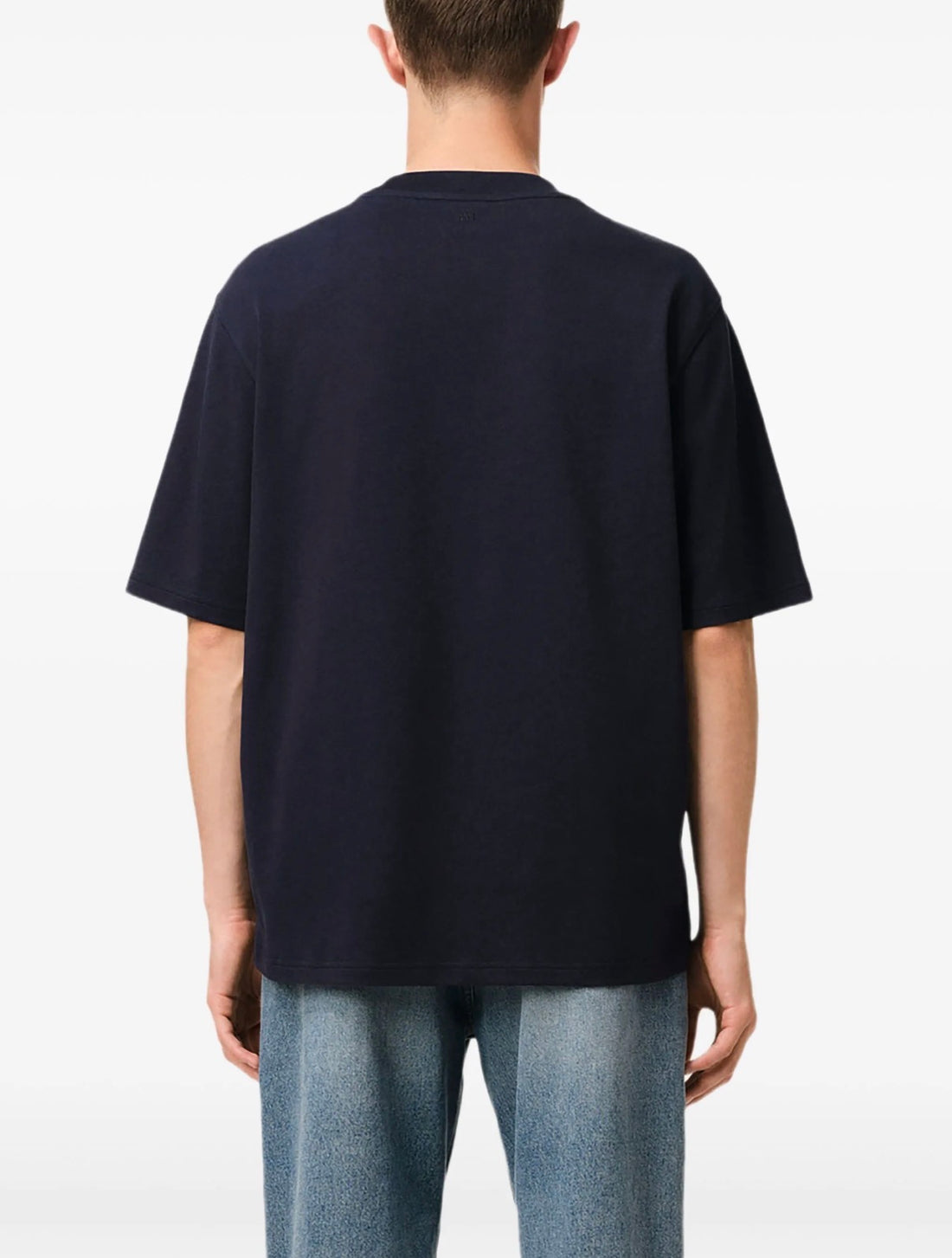 Navy Ami de Coeur patch T-Shirt
