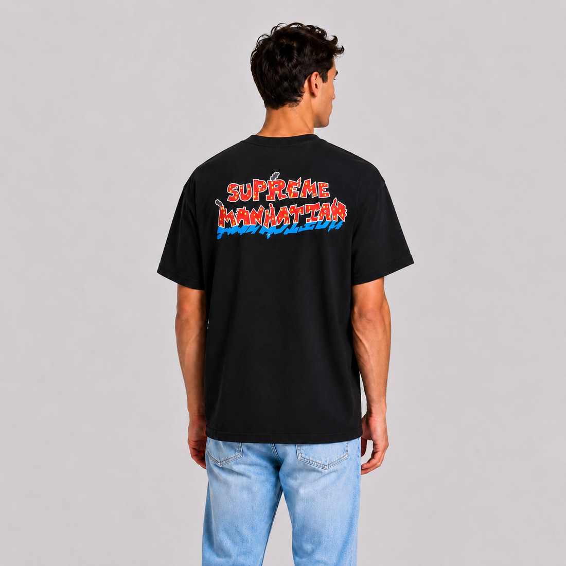 Supreme Manhattan Black Tee