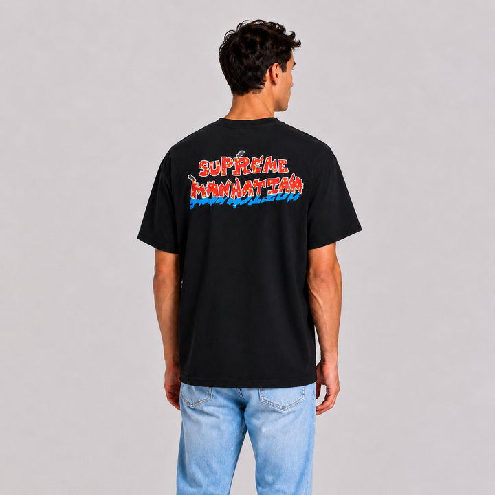 Supreme Manhattan Black Tee