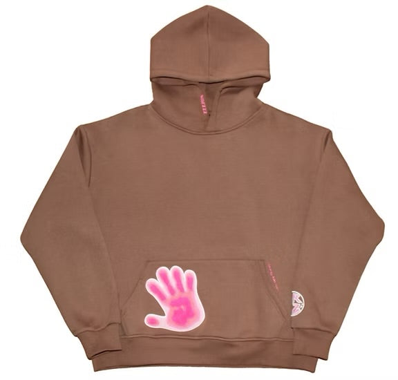 EMRZZZ Thermal Hoodie Brown/Pink