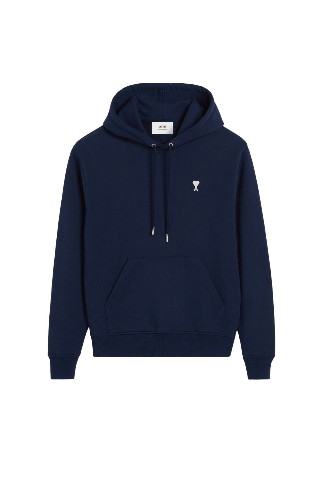 AMI paris white heart hoodie