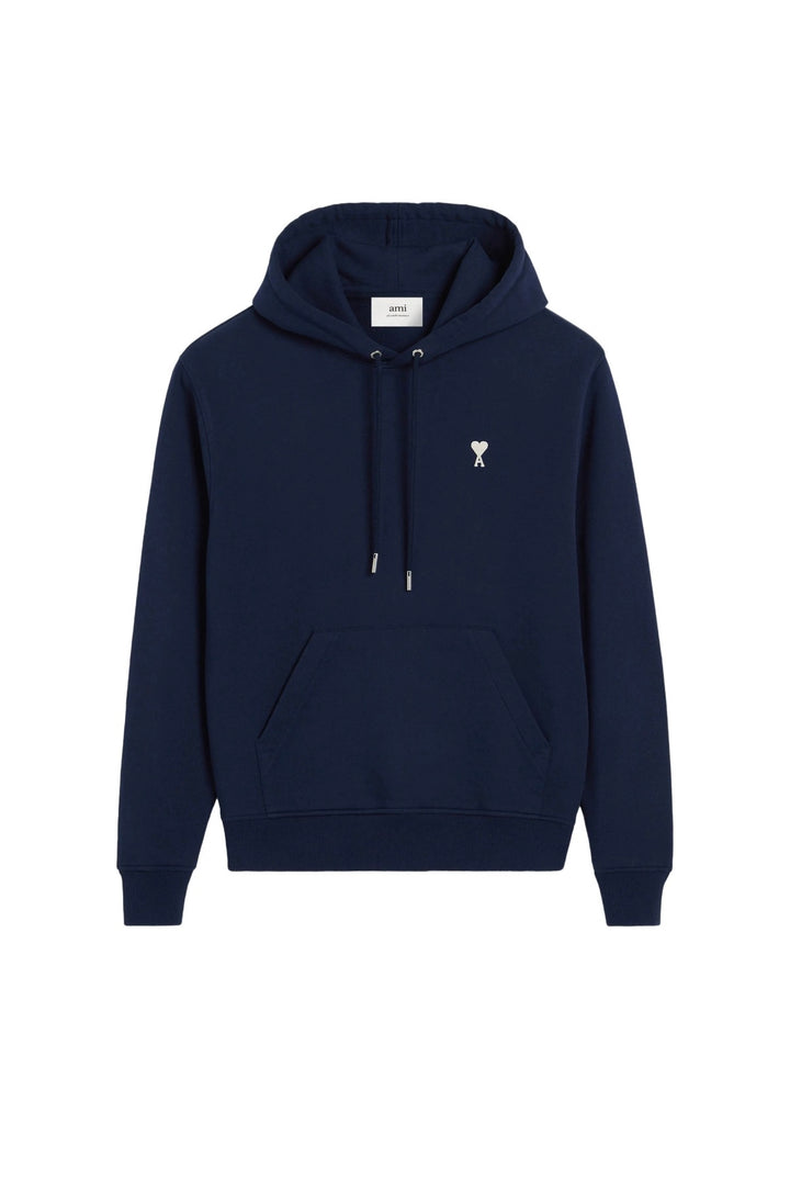 AMI paris white heart hoodie